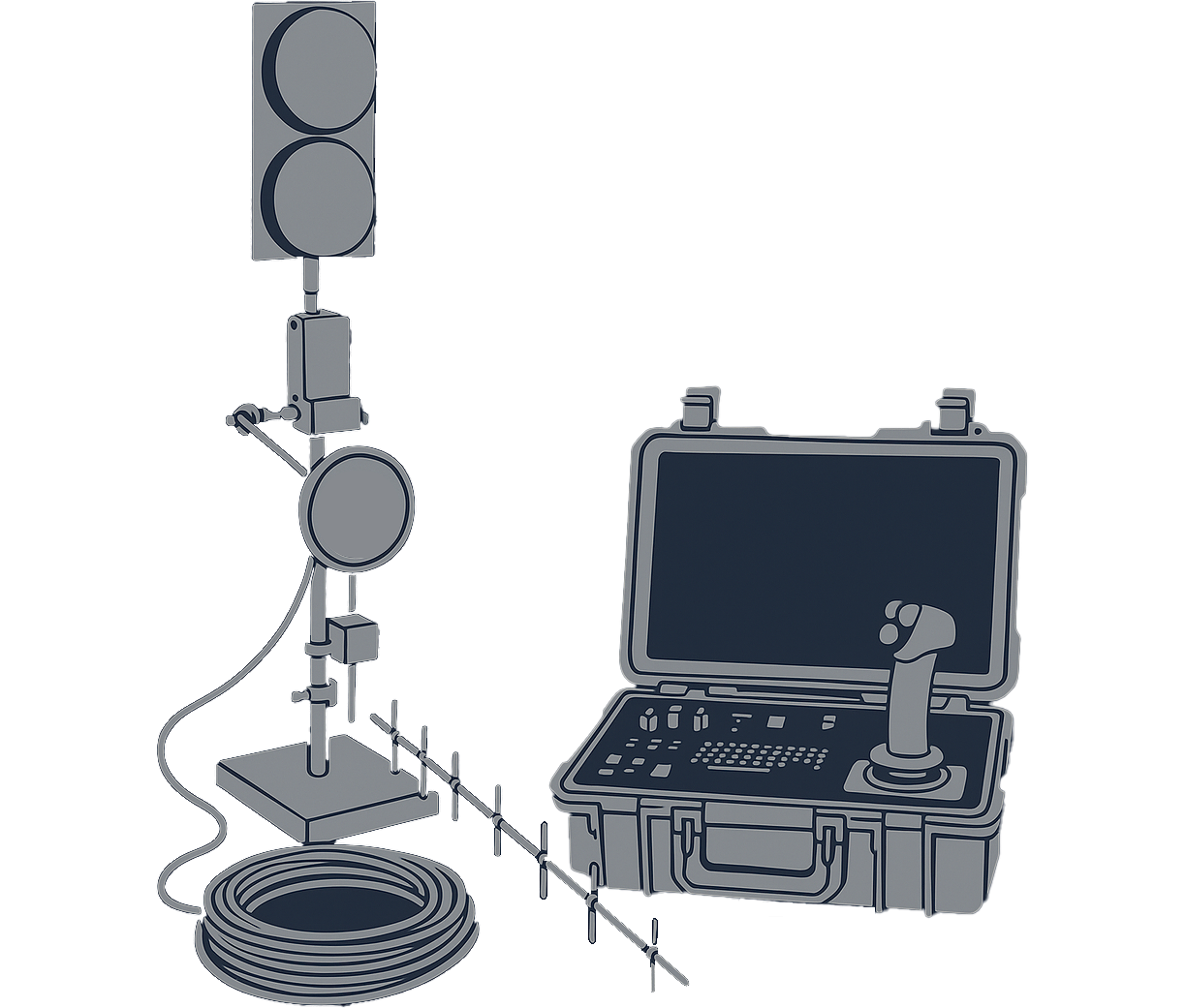 Protected command and control channel